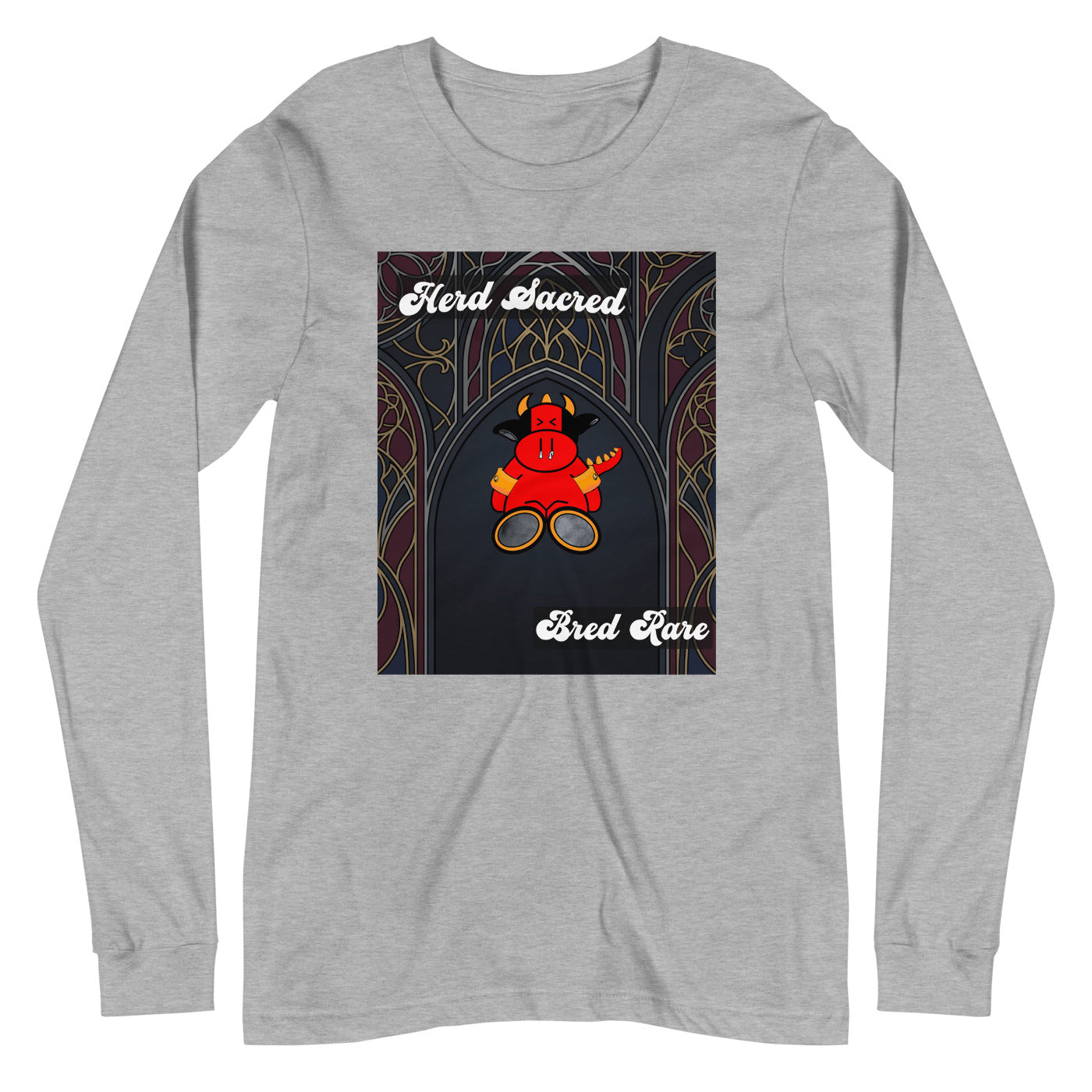 Pocket Cows Unisex Long Sleeve Tee — Design 267
