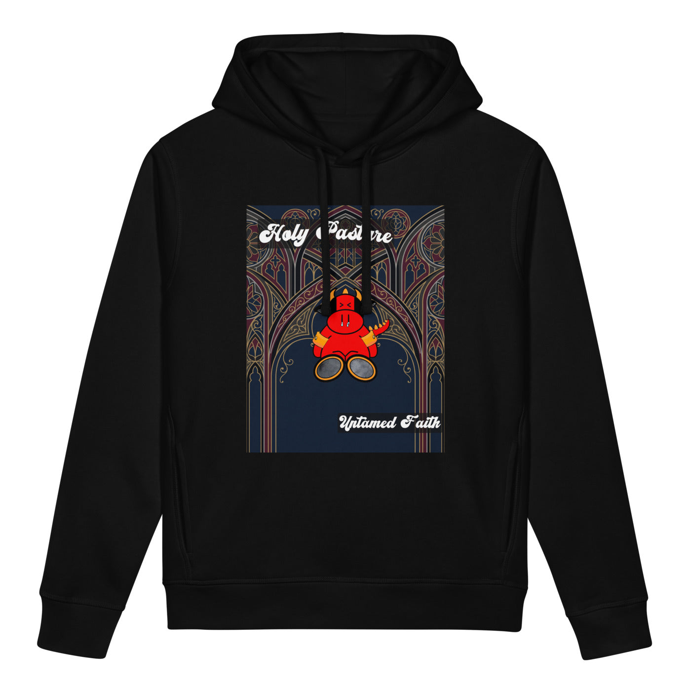 Pocket Cows Unisex Organic Side Pocket Sounder Hoodie — Design 270