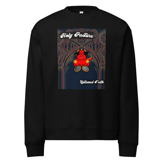 Pocket Cows Unisex Relax Crew Neck Sweatshirt — Design 270
