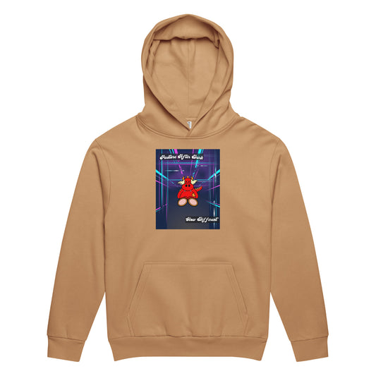 Pocket Cows Unisex Urban Hoodie Garment Dyed — Design 273