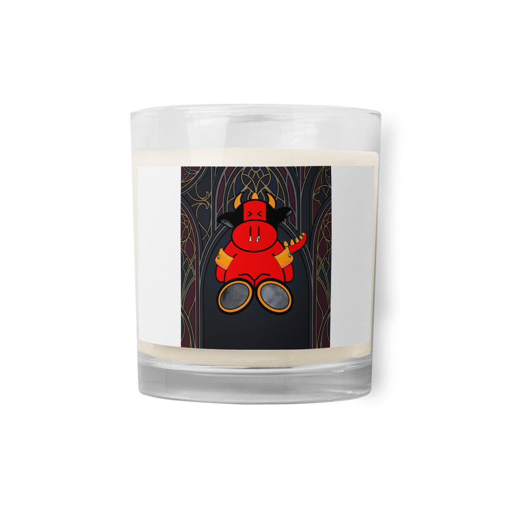 Pocket Cows Glass Jar Soy Wax Candle — Sacred Herd — Design 267