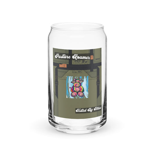 Pocket Cows Can-Shaped Glass (16 oz) — Built To Roam — Design 720