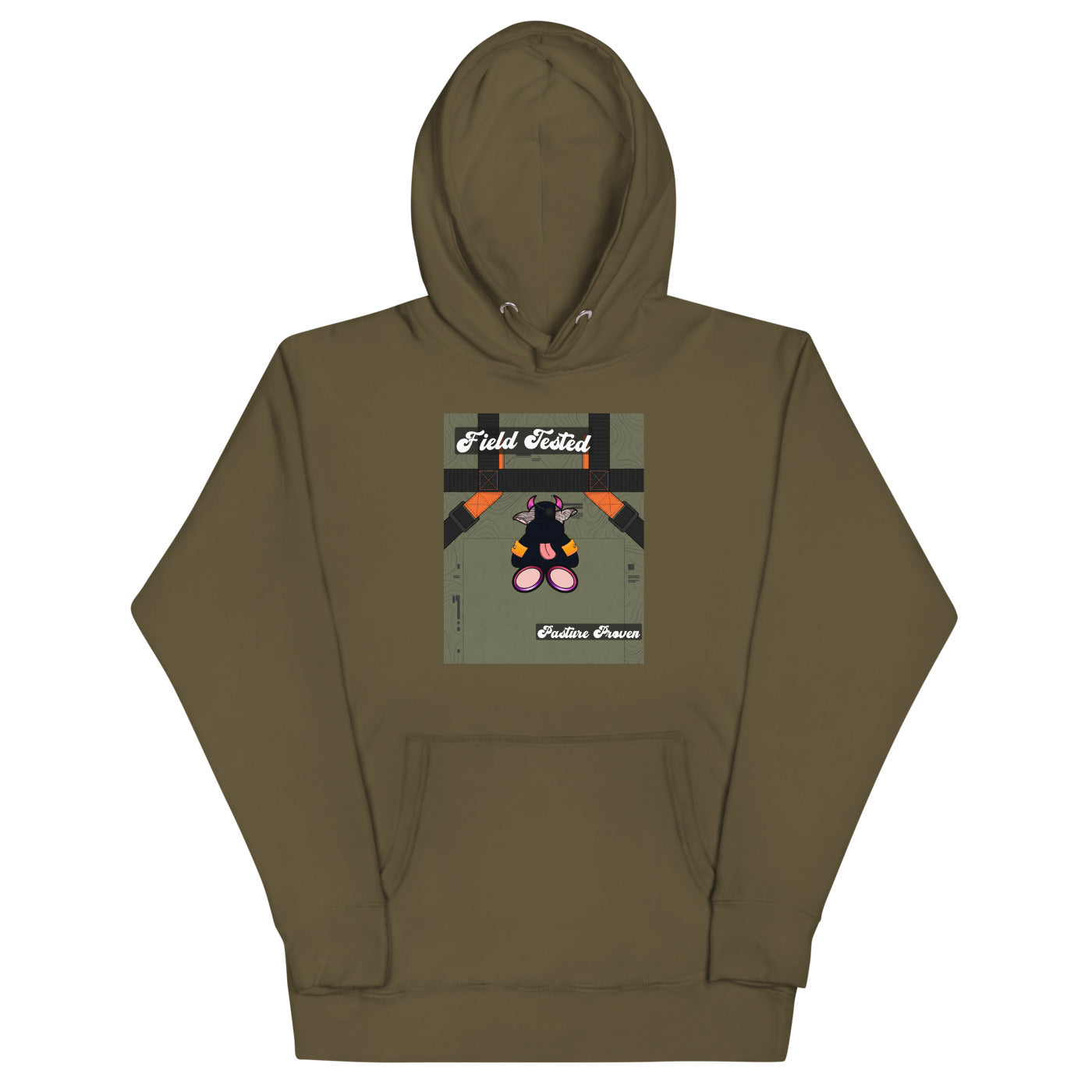 Pocket Cows Hoodie — Built To Roam — Design 77