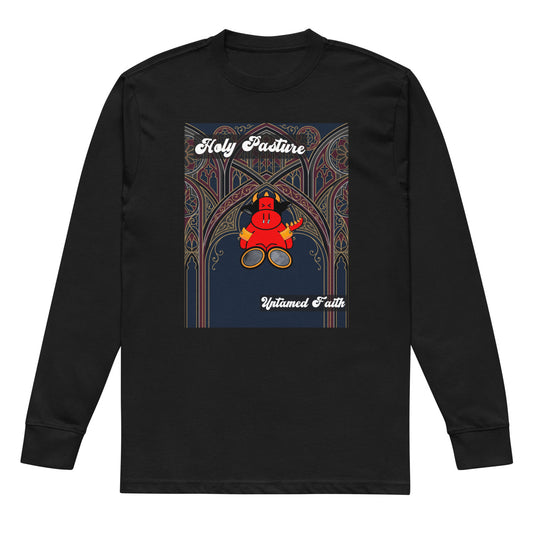 Pocket Cows Men's Heavyweight Long Sleeve T-Shirt — Design 270