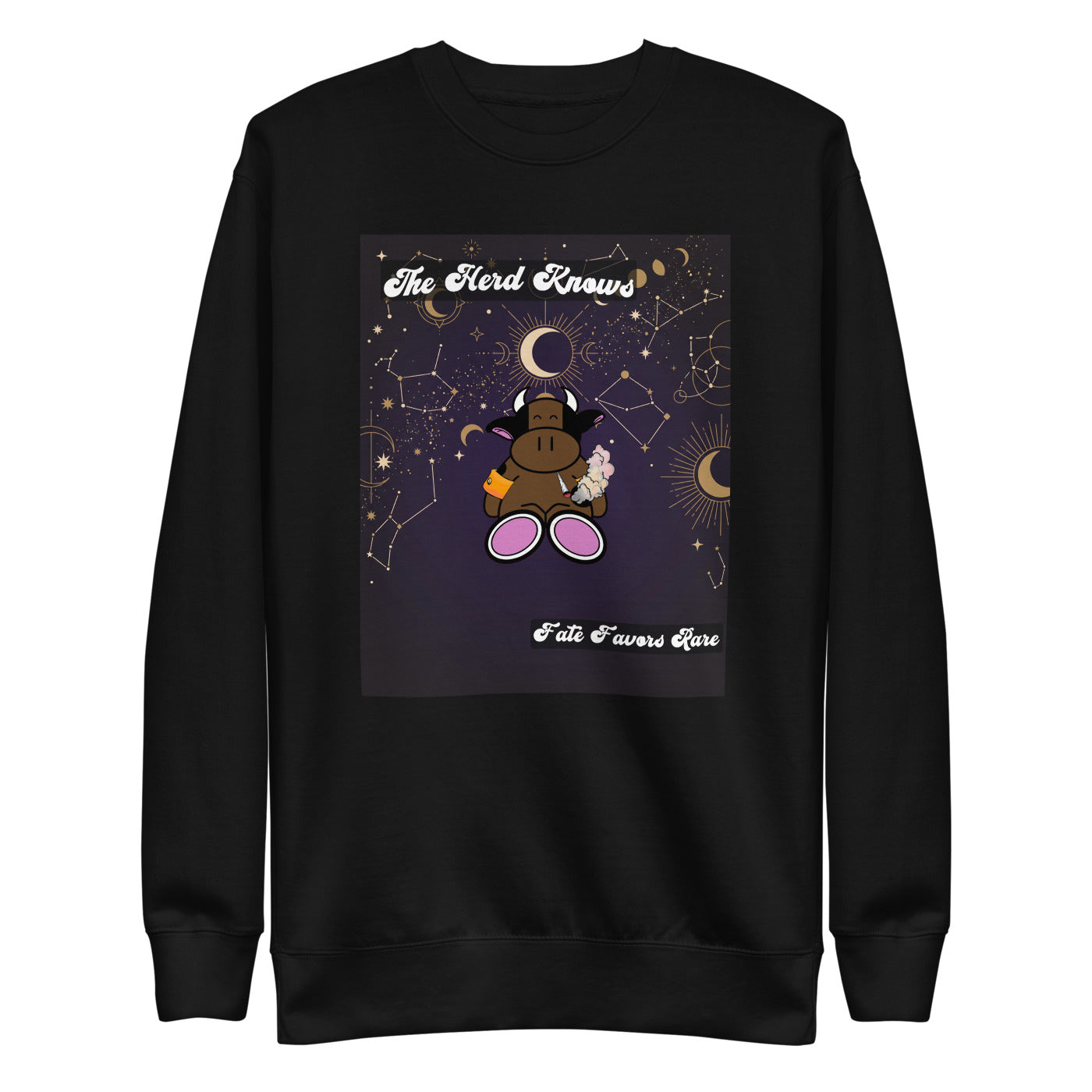 Pocket Cows Crewneck — Written In The Herd — Design 196