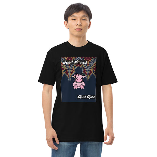 Pocket Cows Heavyweight Tee — Sacred Herd — Design 839