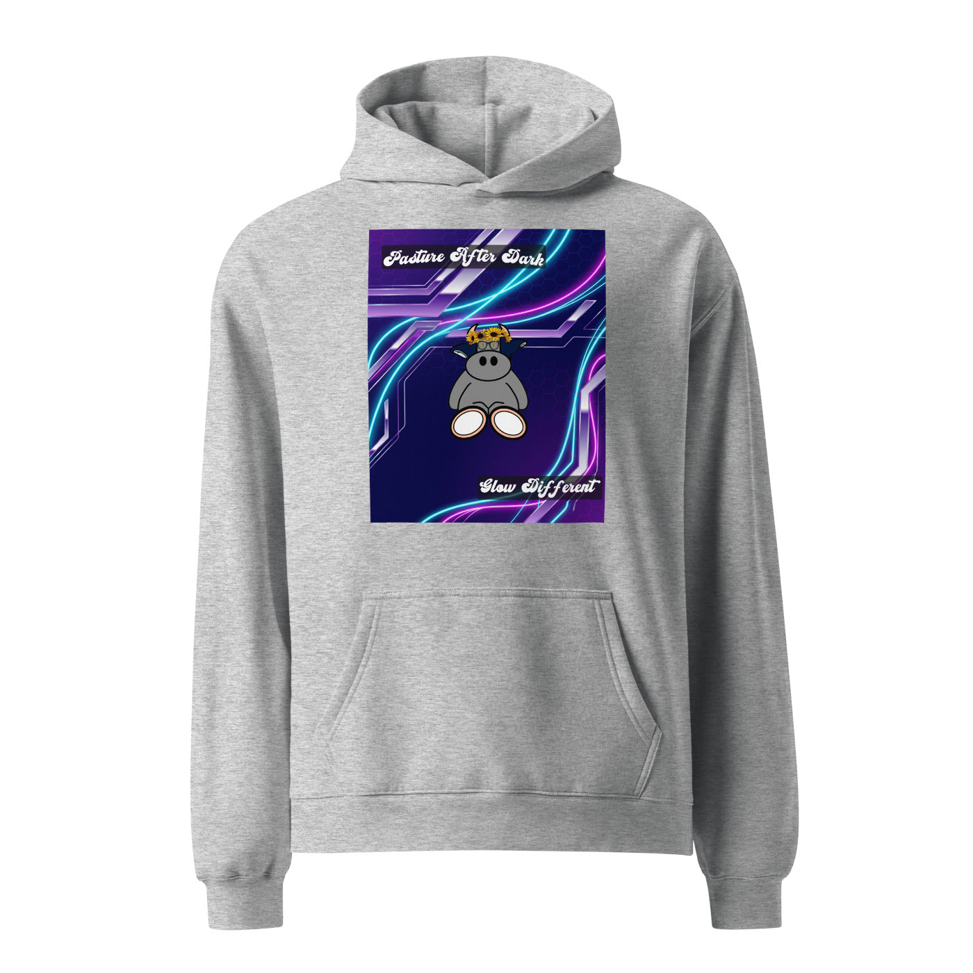 Pocket Cows Unisex Relax Hoodie — Design 251