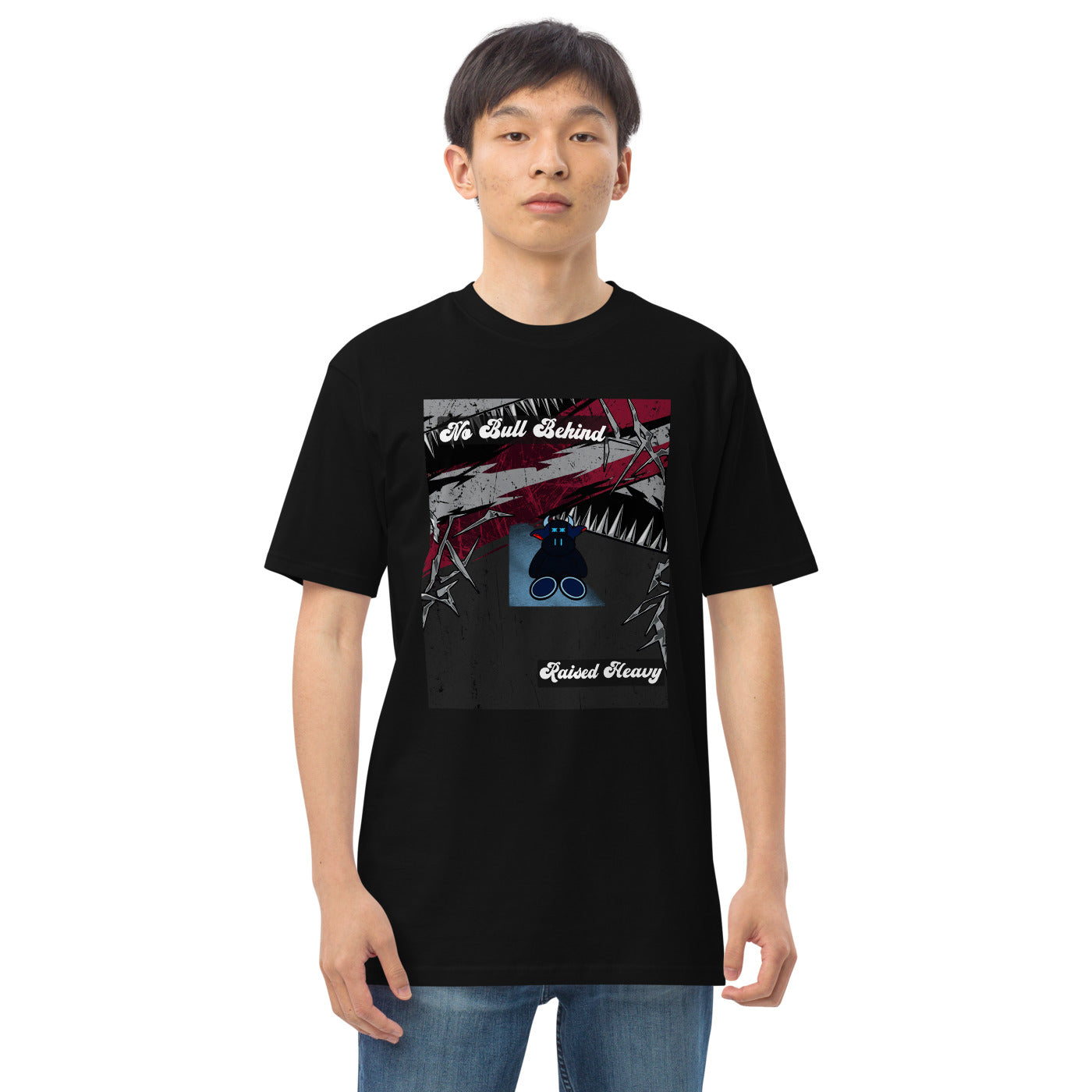 Pocket Cows Heavyweight Tee — No Bull Left — Design 744