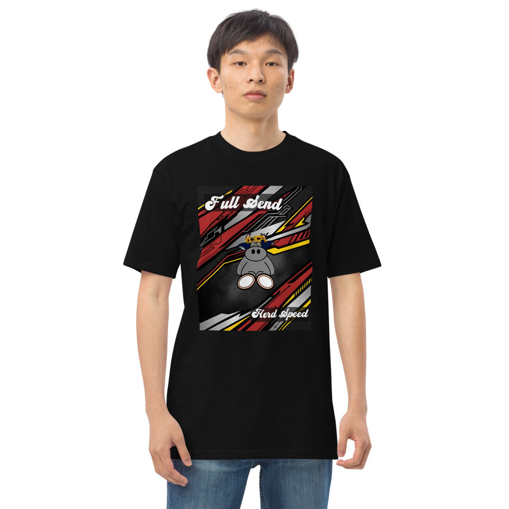 Pocket Cows Heavyweight Tee — Full Throttle — Design 265
