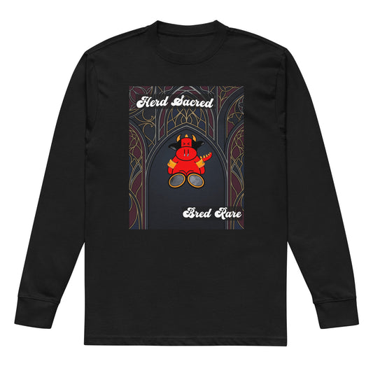 Pocket Cows Men's Heavyweight Long Sleeve T-Shirt — Design 267