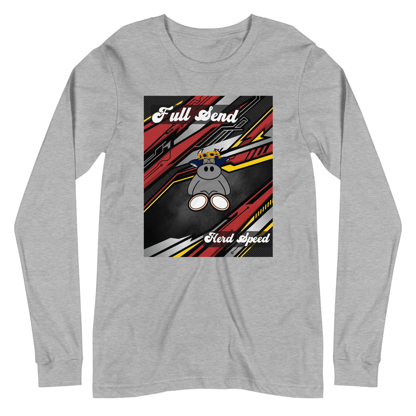 Pocket Cows Unisex Long Sleeve Tee — Design 265