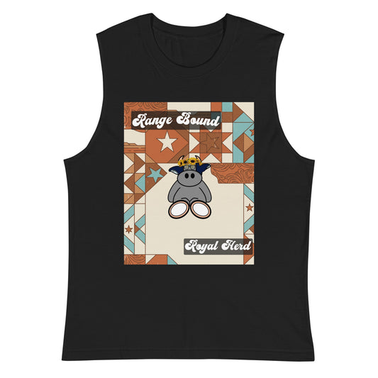 Pocket Cows Unisex Muscle Shirt — Design 258