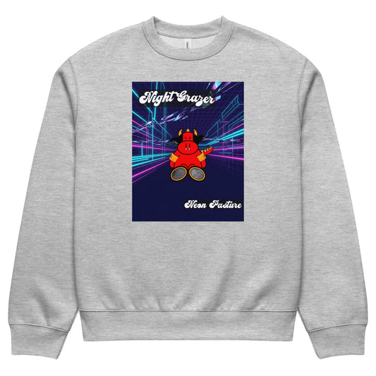 Pocket Cows Unisex Oversized Heavyweight Sweatshirt — Design 250