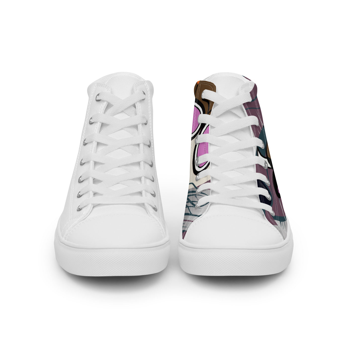 Pocket Cows Men's High Top Canvas Shoes — Rare Pressing — Design 784
