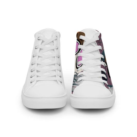 Pocket Cows Men's High Top Canvas Shoes — Rare Pressing — Design 784