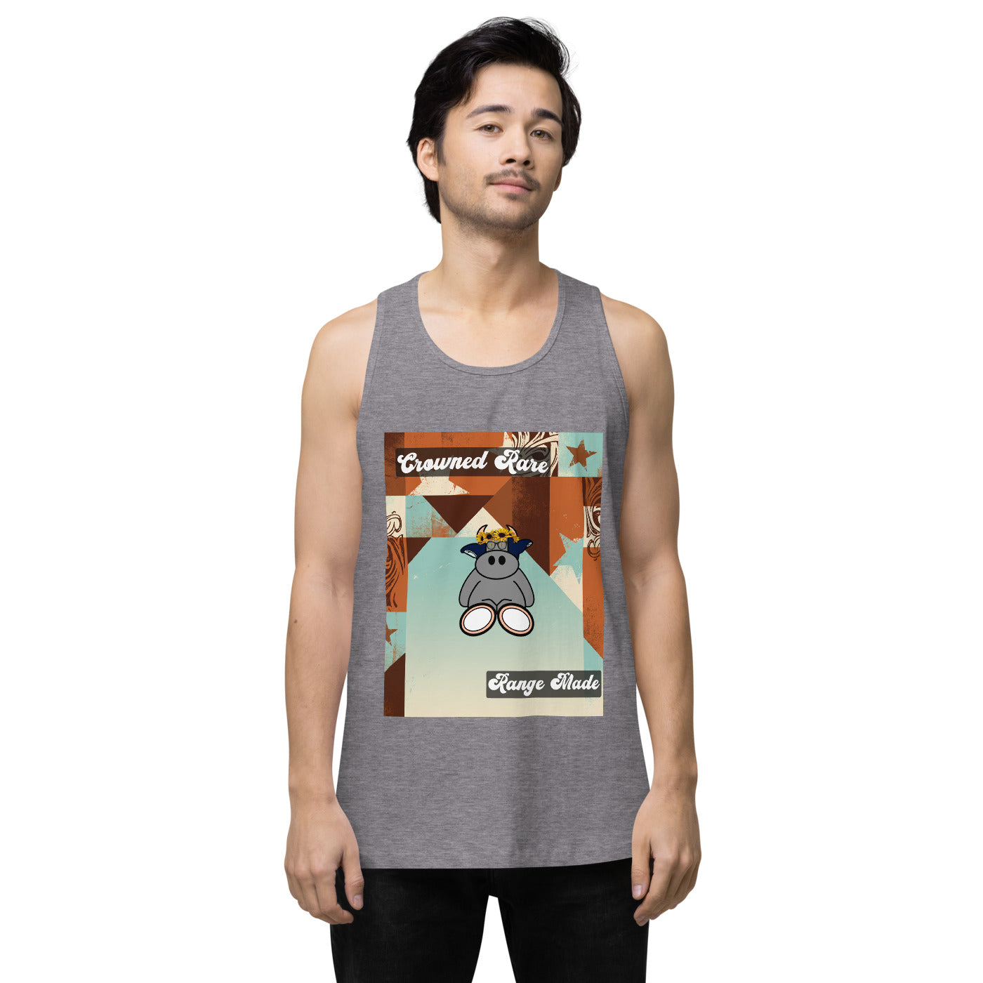 Pocket Cows Men's Tank Top — Design 260