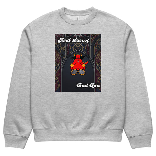 Pocket Cows Unisex Oversized Heavyweight Sweatshirt — Design 267