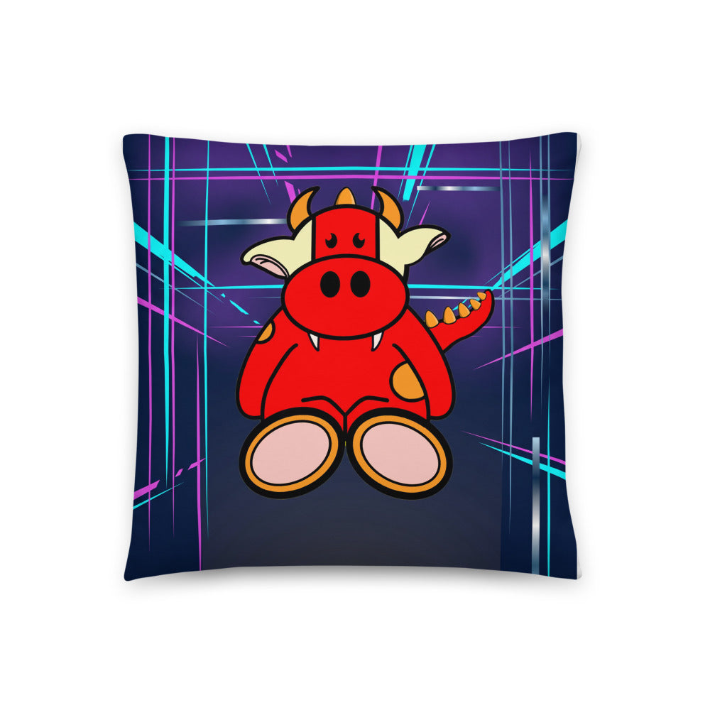 Pocket Cows All-Over Print Pillow — After Hours — Design 273
