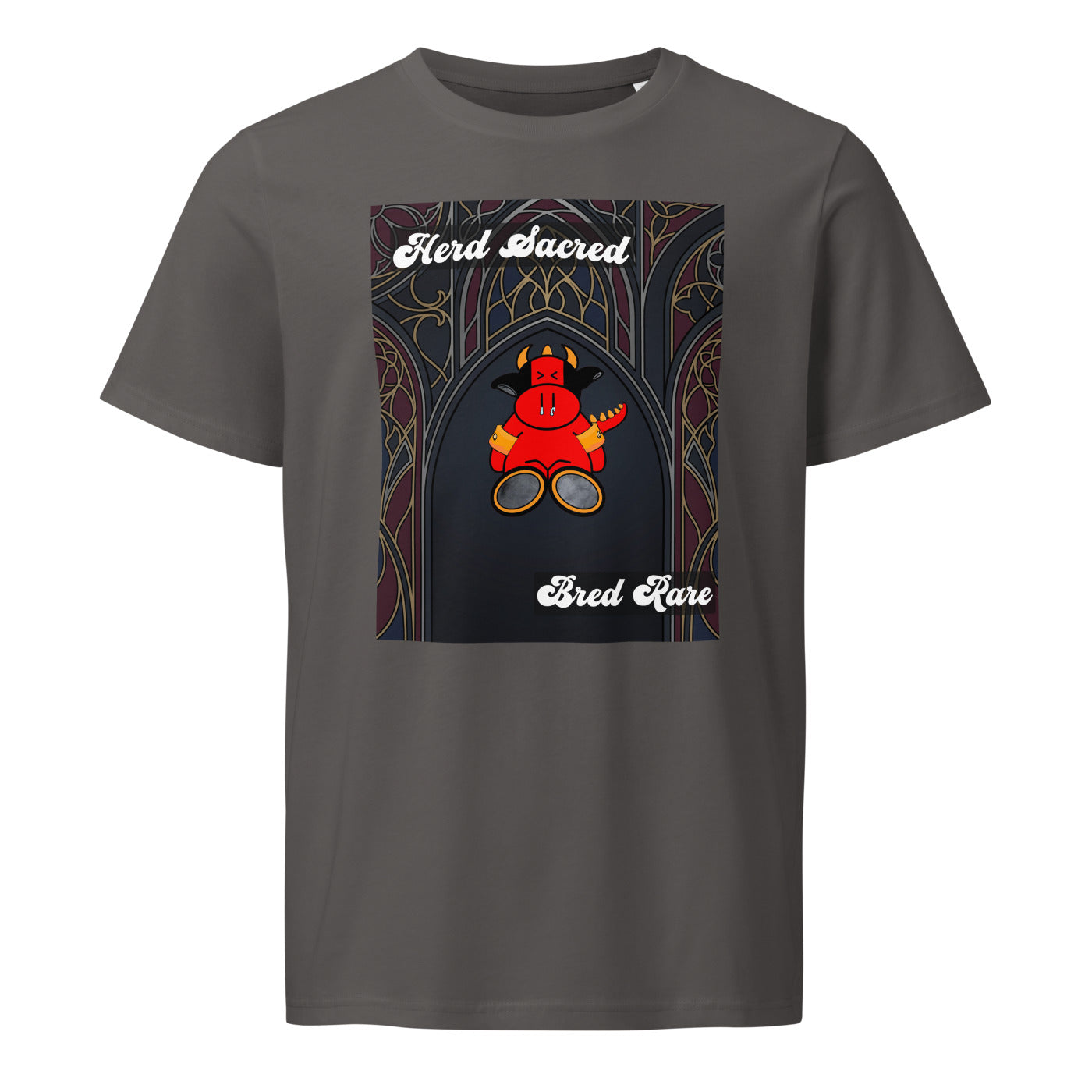 Pocket Cows Unisex Organic Mid-Light Crafter T-Shirt — Design 267