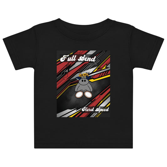 Pocket Cows Baby Jersey T-Shirt — Design 265