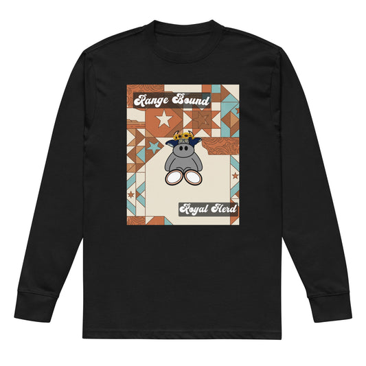 Pocket Cows Men's Heavyweight Long Sleeve T-Shirt — Design 258