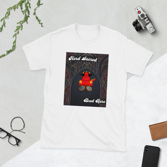 Pocket Cows Unisex Softstyle T-Shirt — Design 267