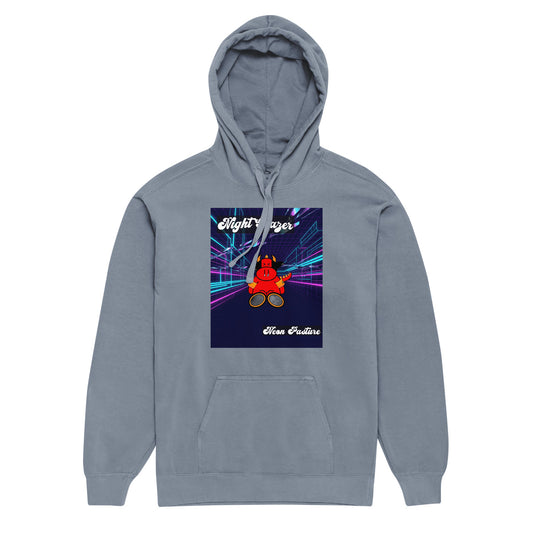 Pocket Cows Unisex Garment-Dyed Hooded Sweatshirt I Comfort Colors — After Hours — Design 250