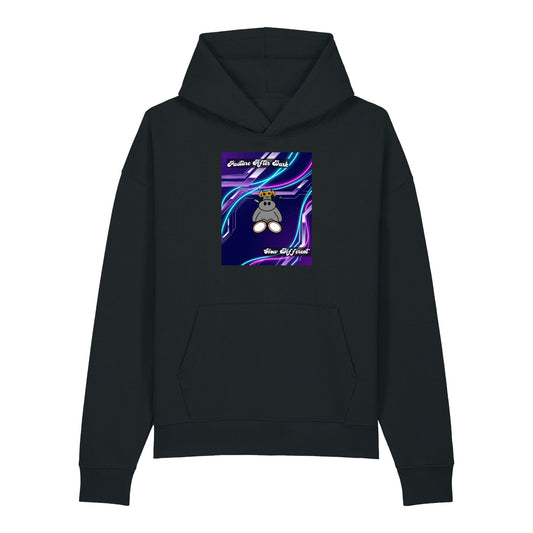 Pocket Cows Unisex Relaxed Mid-Weight Chaser Hooded Sweatshirt — Design 251
