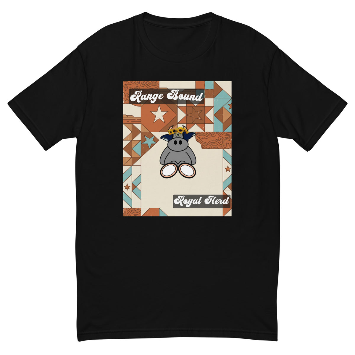 Pocket Cows Men's Fitted T-Shirt — Design 258