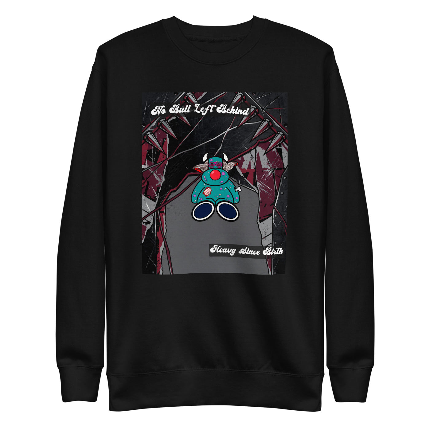 Pocket Cows Crewneck — No Bull Left — Design 814