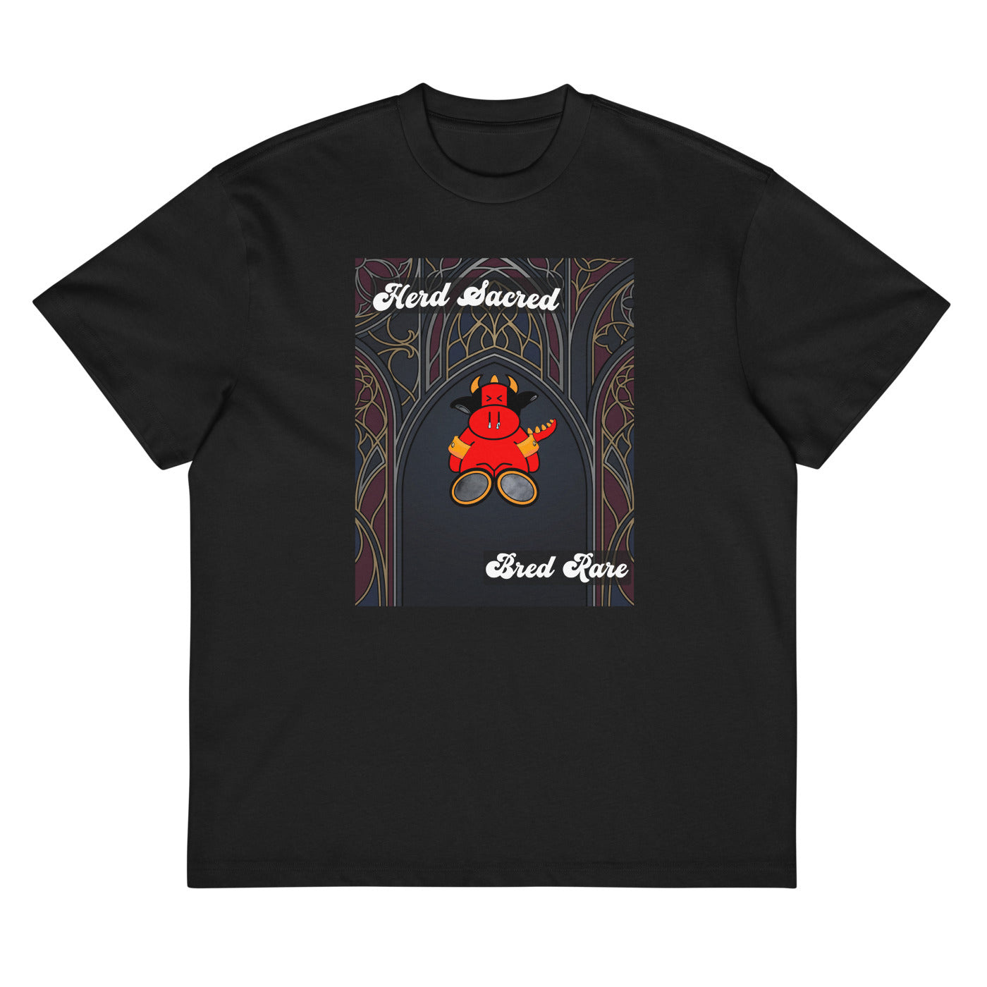 Pocket Cows Men's Box Tee — Design 267