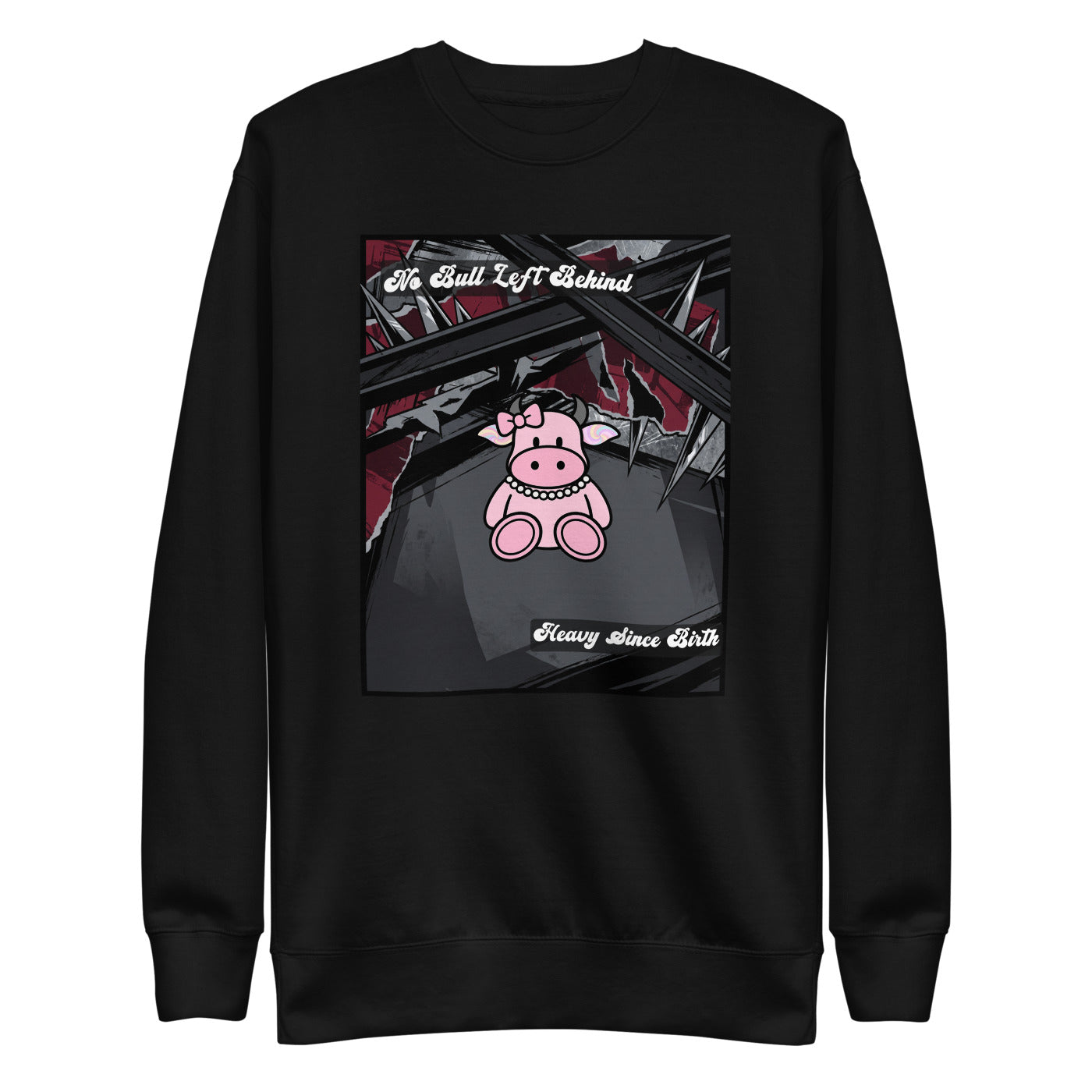 Pocket Cows Crewneck — No Bull Left — Design 853