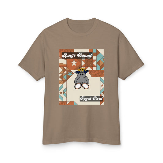 Pocket Cows Unisex Garment-Dyed Heavyweight Cotton Tee — Design 258