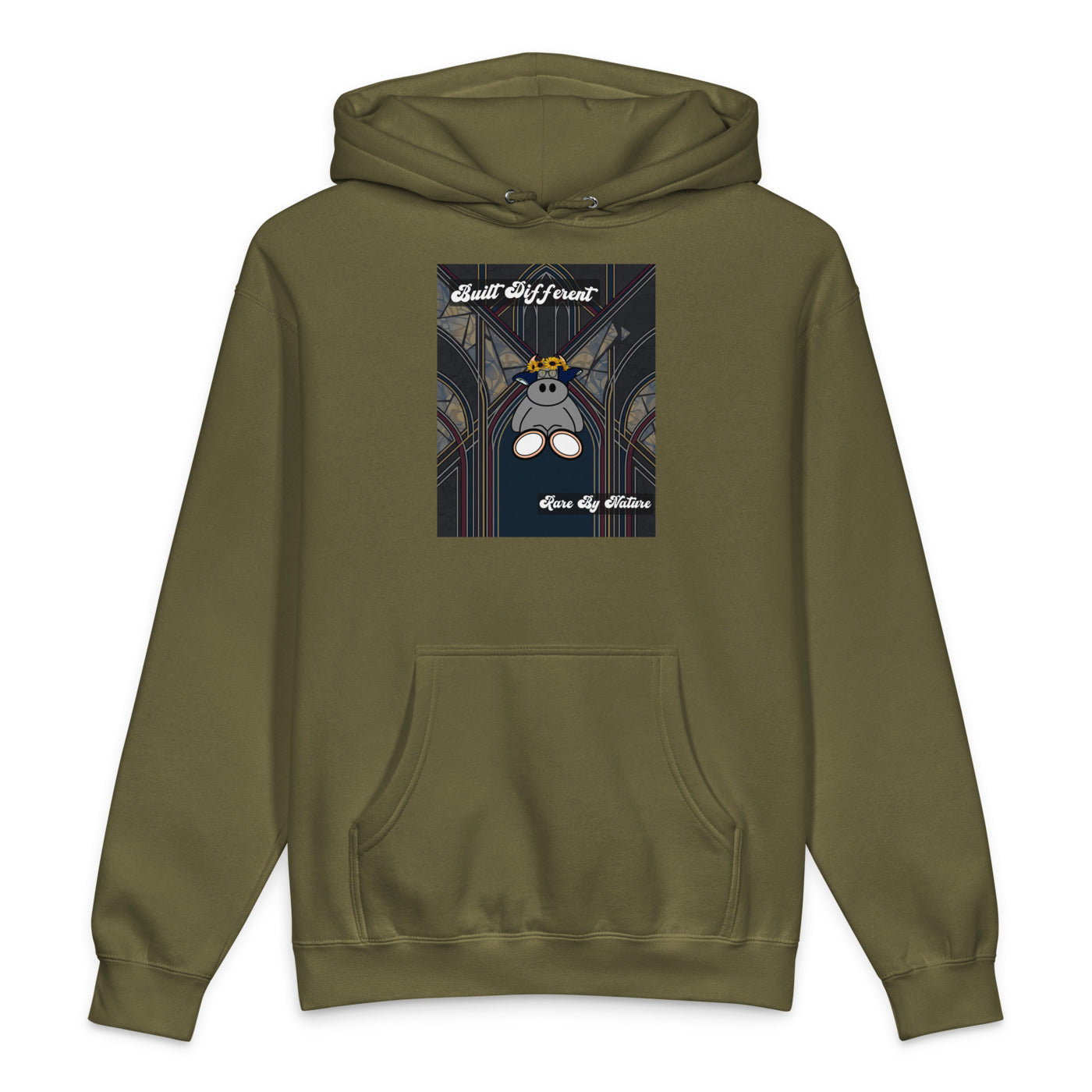 Pocket Cows Unisex Heavyweight Hooded Sweatshirt — Design 269