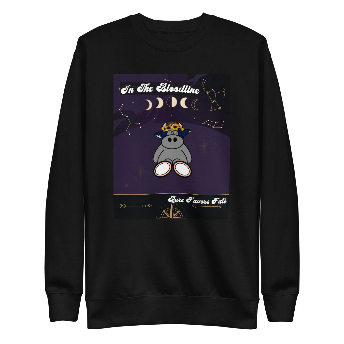 Pocket Cows Crewneck — Written In The Herd — Design 326