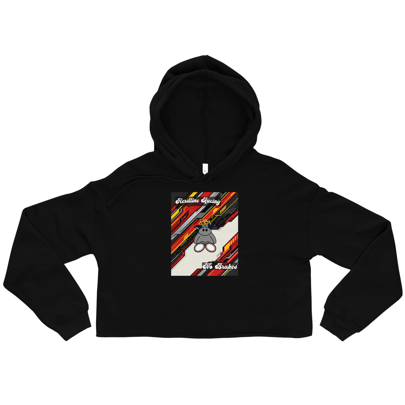 Pocket Cows Women's Cropped Hoodie — Design 263