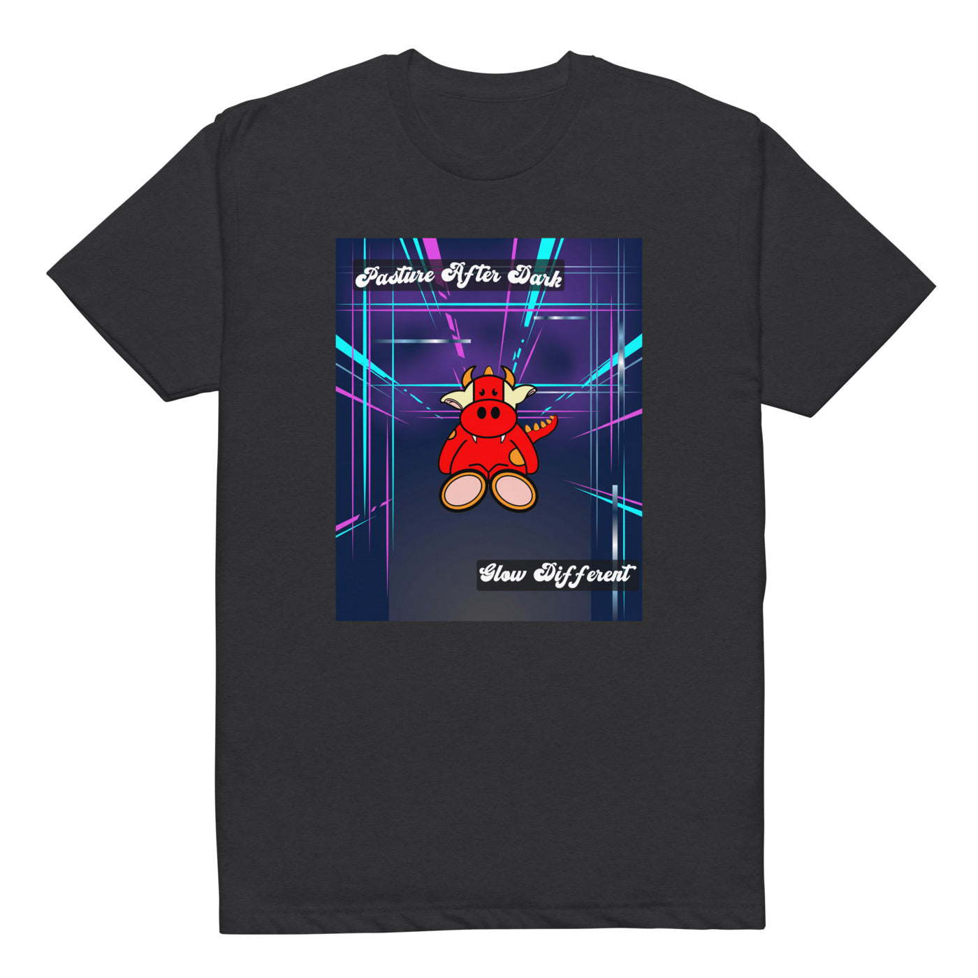 Pocket Cows Unisex CVC T-shirt — Design 273