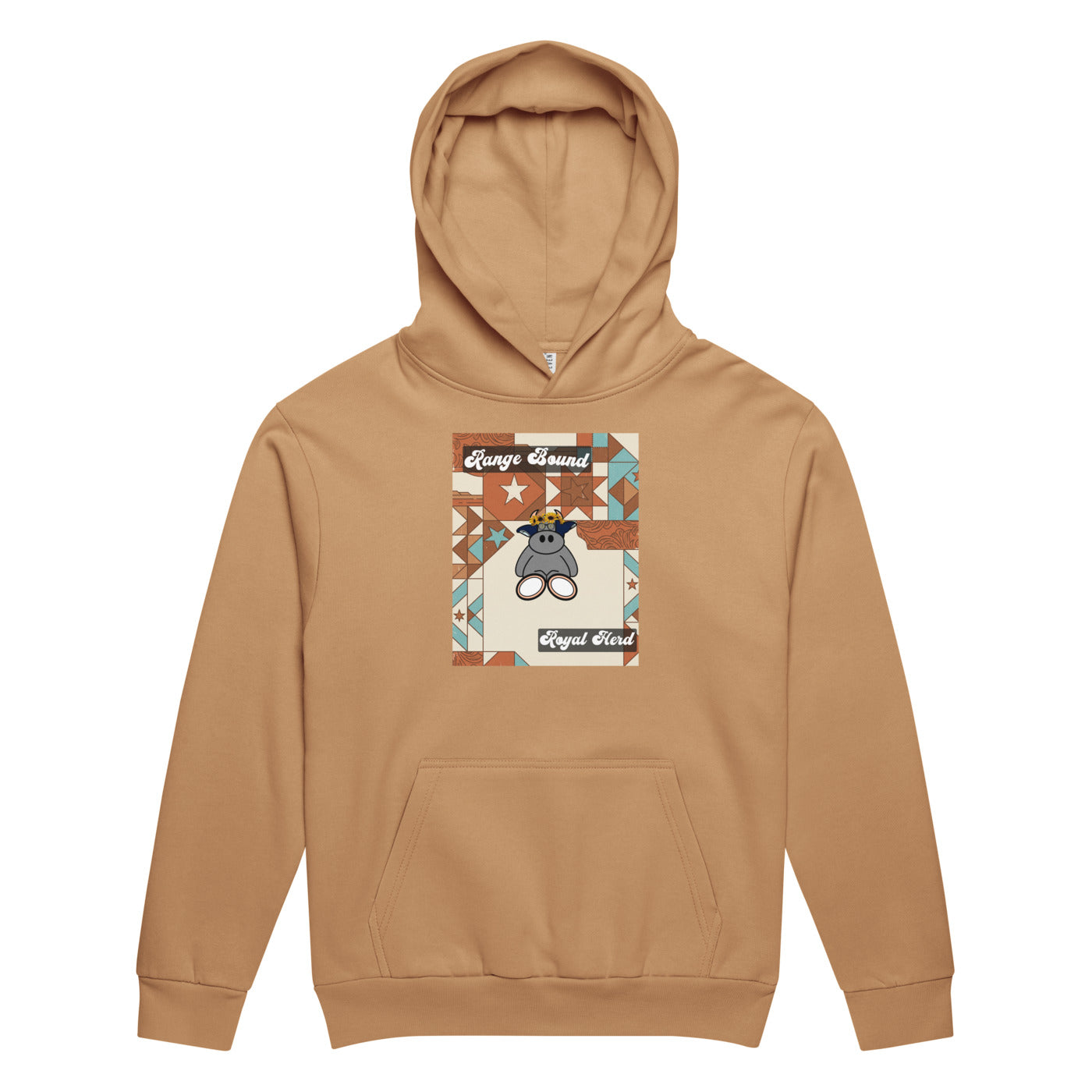 Pocket Cows Unisex Urban Hoodie Garment Dyed — Design 258