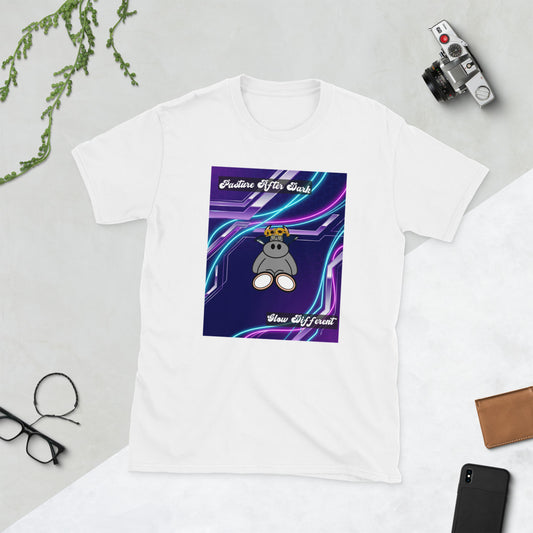 Pocket Cows Unisex Softstyle T-Shirt — Design 251