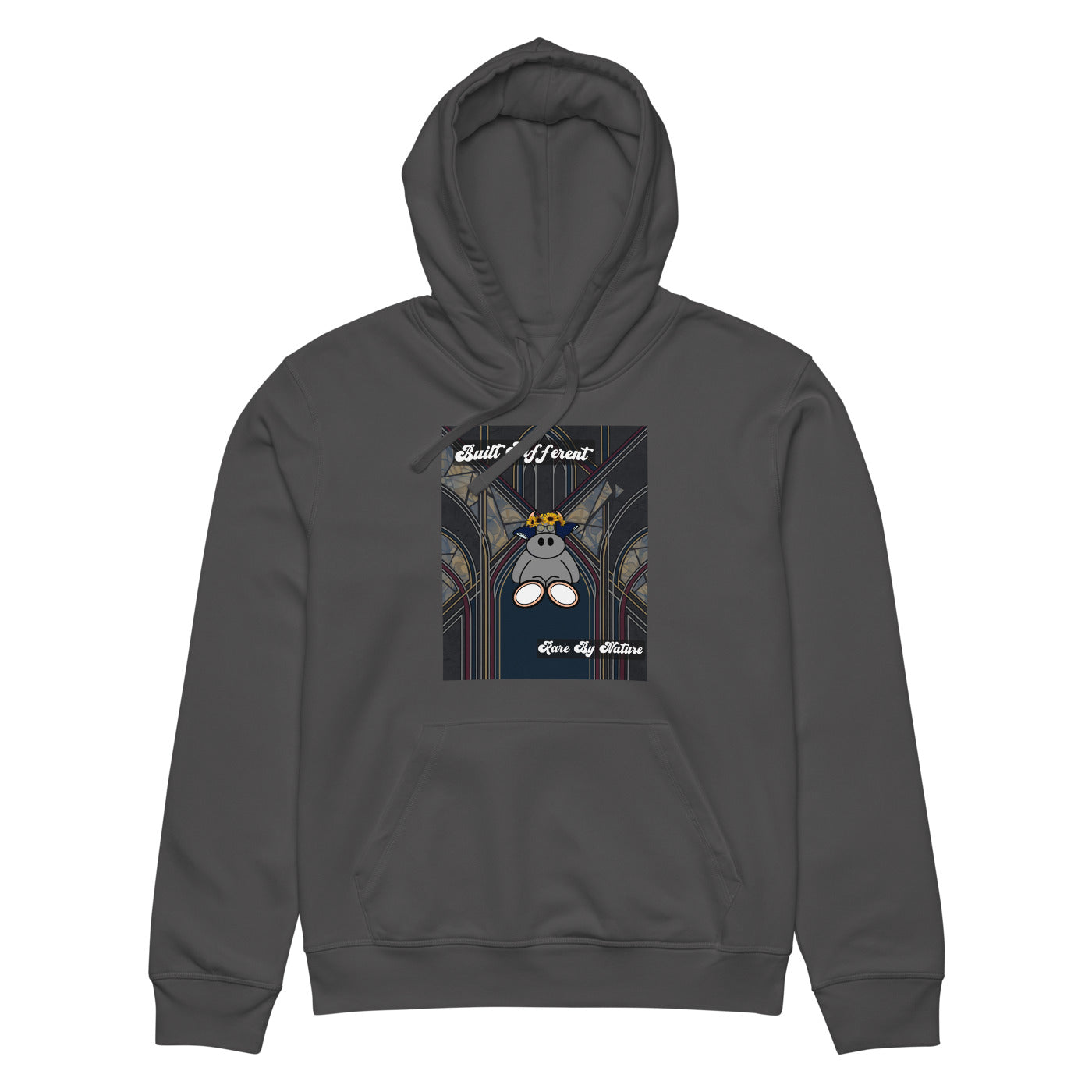 Pocket Cows Unisex Organic Mid-Weight Drummer 2.0 Hoodie — Design 269