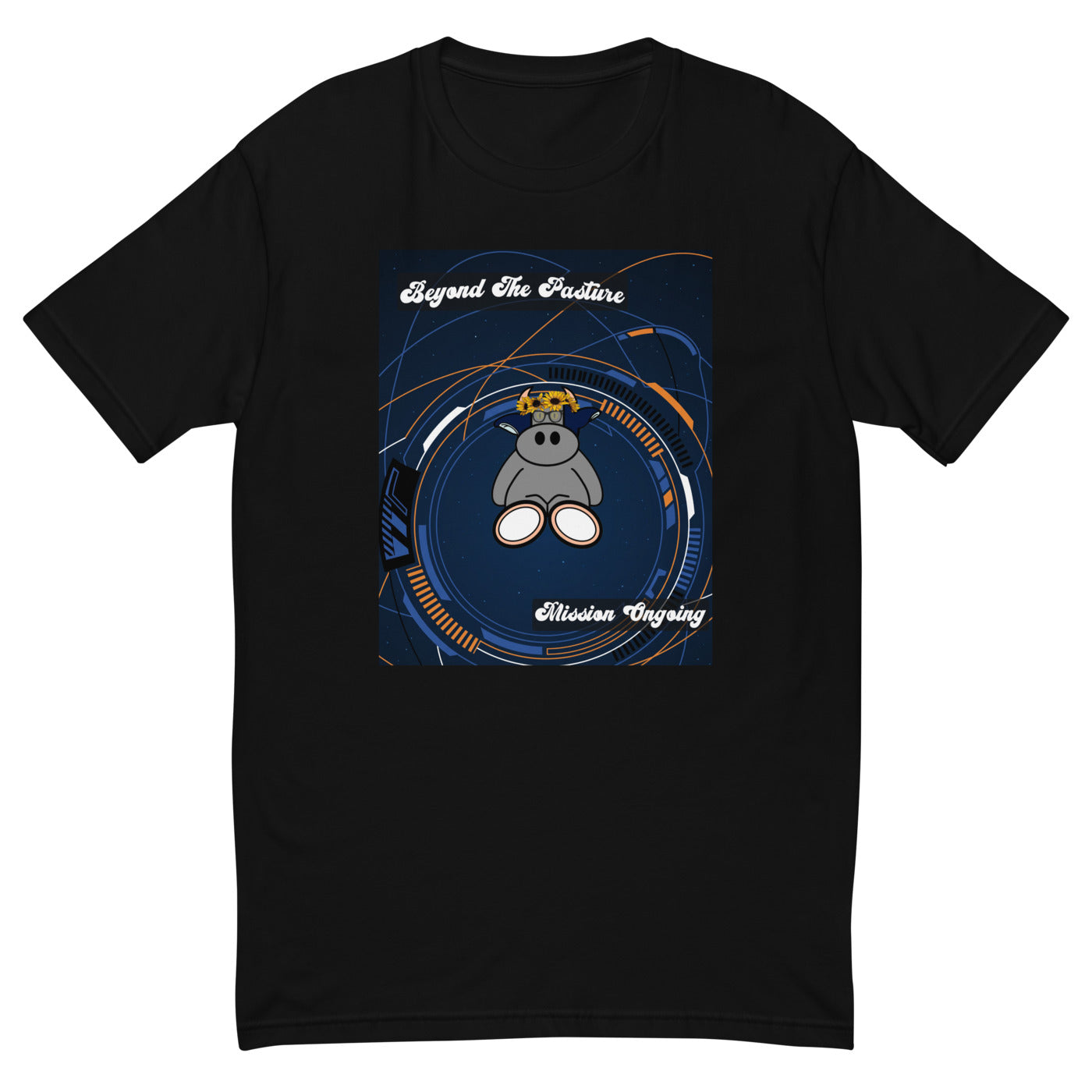 Pocket Cows Men's Fitted T-Shirt — Design 283