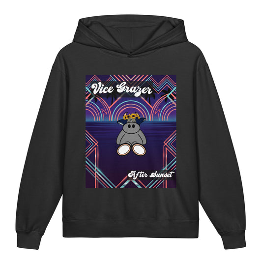 Pocket Cows Youth Garment-Dyed Lightweight Hooded Sweatshirt — Design 279