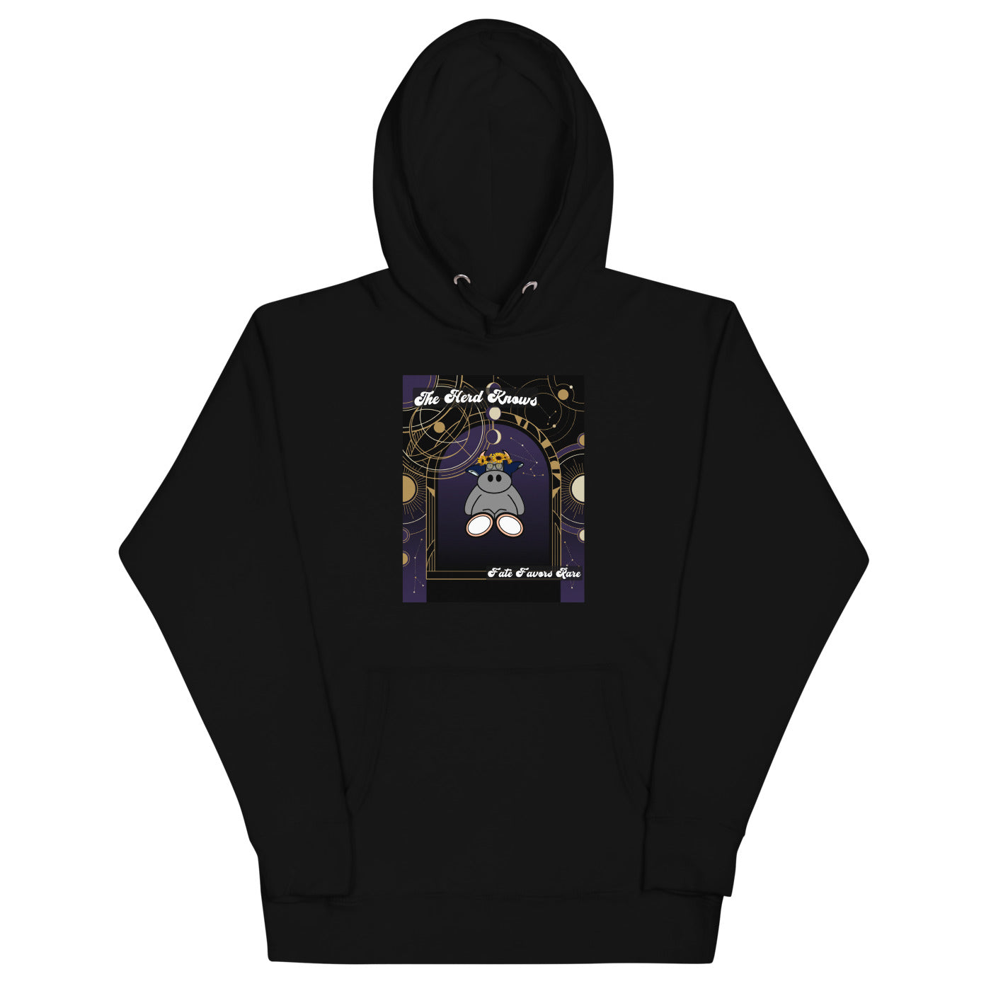 Pocket Cows Hoodie — Written In The Herd — Design 323
