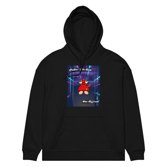 Pocket Cows Unisex Organic Relaxed Slammer 2.0 Hoodie — Design 273