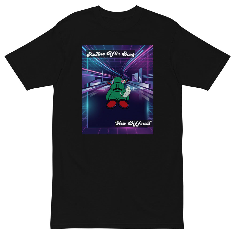 Pocket Cows Heavyweight Tee — After Hours — Design 163 — alternate view