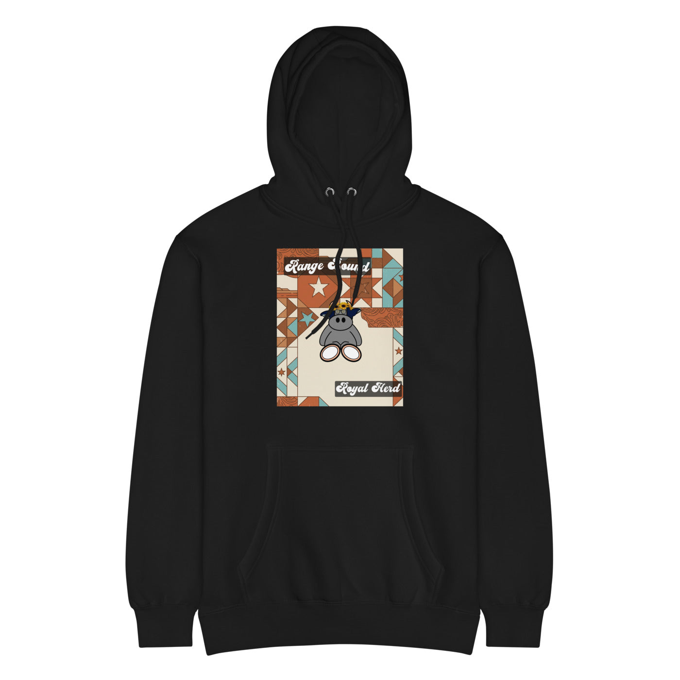 Pocket Cows Unisex Mid-Weight Hoodie — Design 258