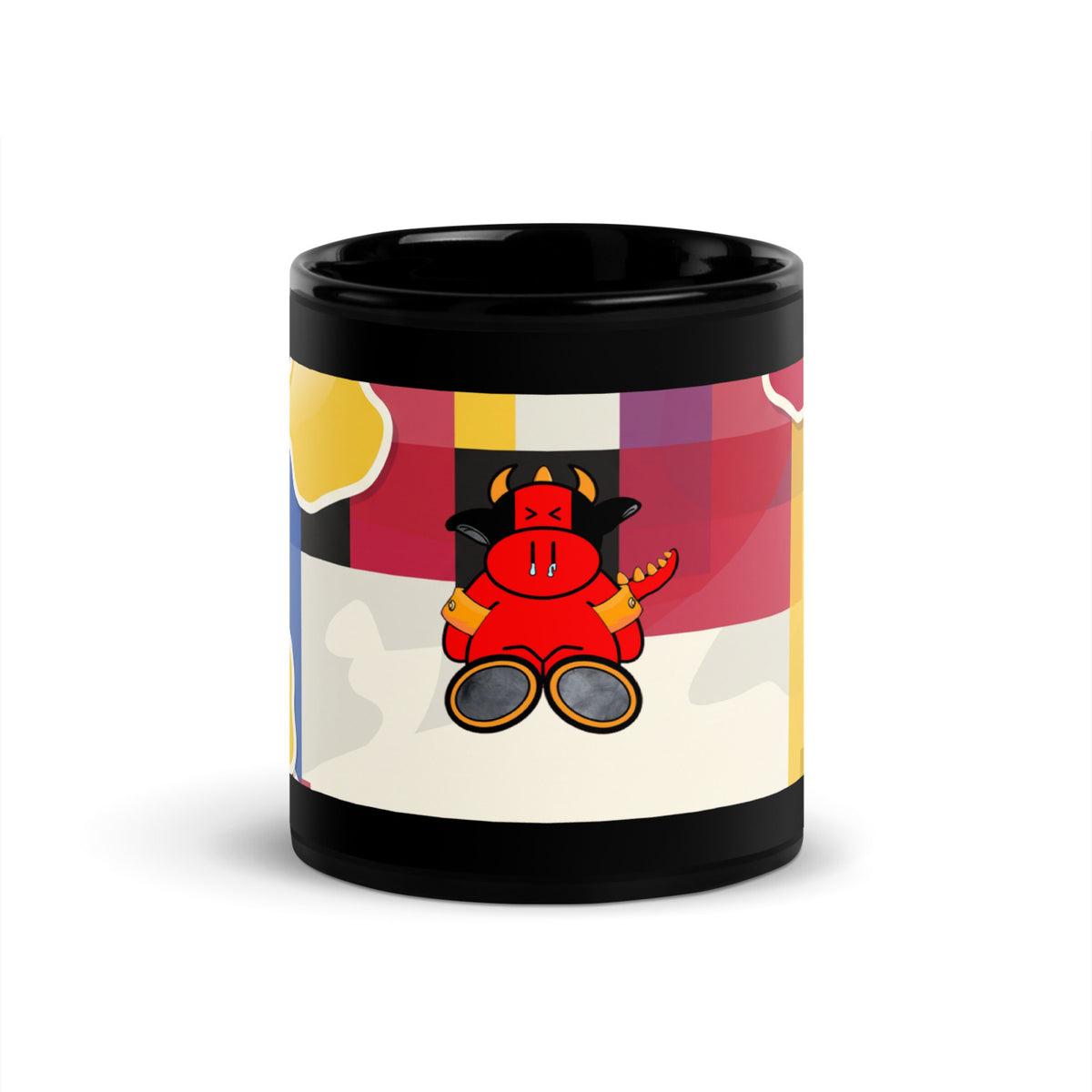 Certified Rare Black Glossy Mug