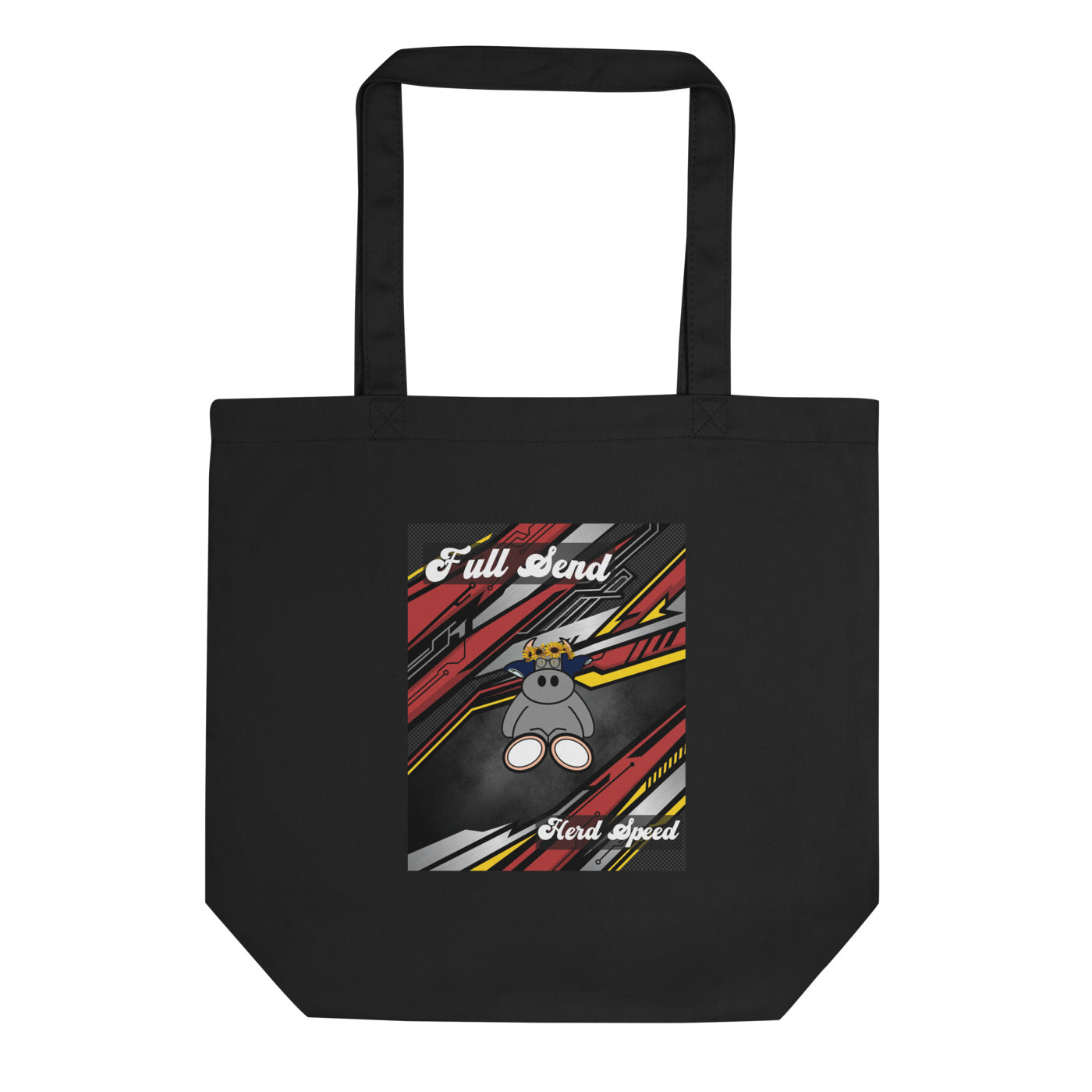 Pocket Cows Eco Tote Bag — Design 265