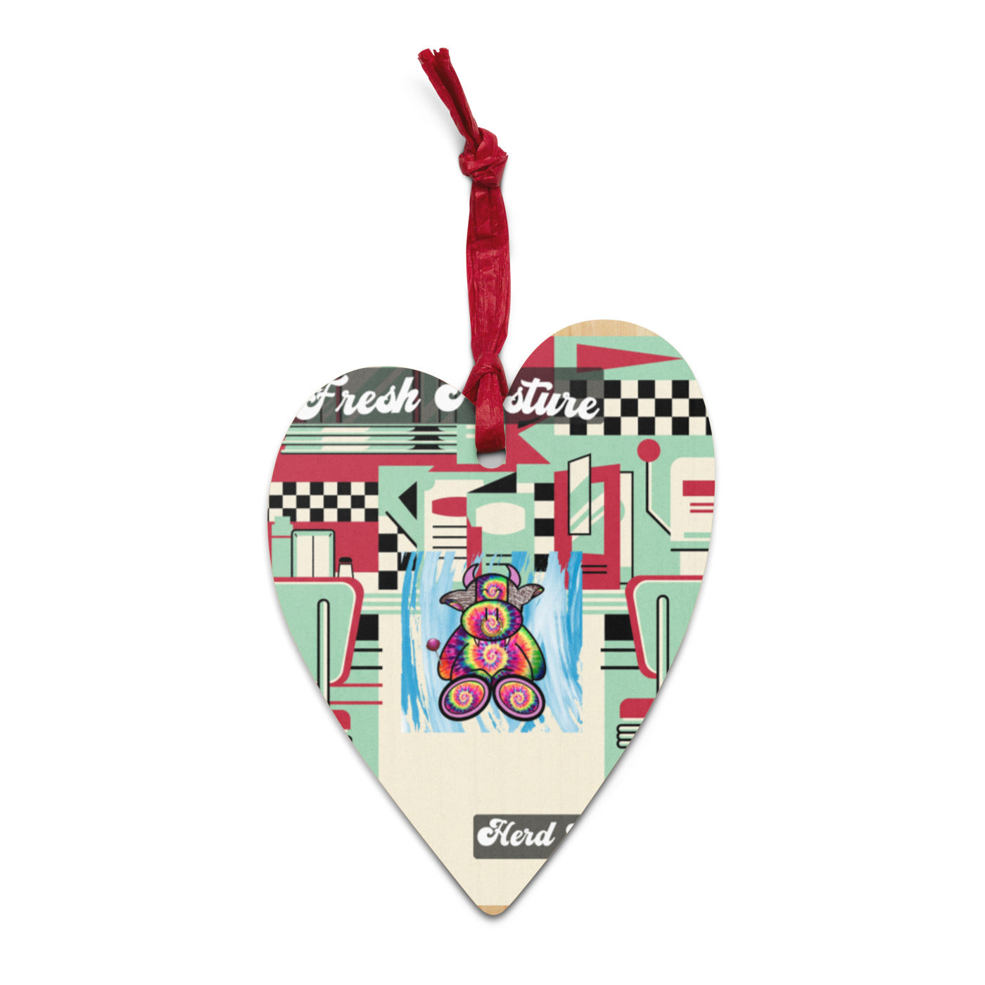 Pocket Cows Wooden Ornaments — Always Fresh — Design 715