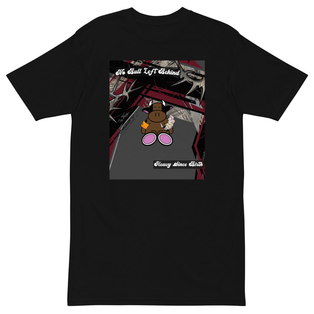 Pocket Cows Heavyweight Tee — No Bull Left — Design 193 — alternate view